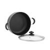 Orange Cook & Serve Non-Stick Casserole 28cm 5.6L with Glass Lid ONSC038
