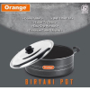 Orange Biryani Pot 13L with Stainless Steel Lid 0NSC069