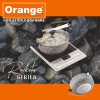 Orange Casserole Stone Finish Nonstick 24cm with Toughened Glass Lid Rockstar Series ONSC403