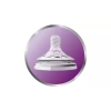 Philips Avent Teat Natural Slow Flow 2 Holes 1m+ 2's 042/27