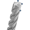 Bosch Hammer Drill Bit for Concrete & Masonry 18mm x 250mm SDS-Plus-5X ( Pack of 5pcs) 2608836632