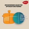 Pigeon Pressure Cooker 10l Deluxe Outer Lid Aluminium Sap 105 - Ergonomic Sturdy Handle Thermal Efficiency Special Alloy Safety Plug