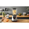 Moulinex Blender 2L Tritan Blender Jar with 2 Mills, 1200W, Titanium Coated Blades, 2x Blade Life, Powelix Life Technology, Stainless Steel Body, Backlit Speed Selector, Large Capacity Jar LM88HD27