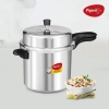 Pigeon Pressure Cooker 12l Deluxe Outer Lid Aluminium Sap 106 - Ergonomic Sturdy Handle Thermal Efficiency Special Alloy Safety Plug