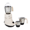 Pigeon Blender 1.5l Big Jar 1.0l Medium Jar 0.4l Chutney Jar Mixer Grinder Ivory 3 Steel Jars 550w Sap 12396 - Stainless Steel Blades For Tough Grinding Heavy Duty Motor Unbreakable Polycarbonate Lid For Convenient Grinding