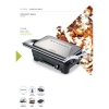 Kenwood Contact Grill Adjustable Temperature Cool Touch Handle 1800w Hgm50.000si - Adjustable Grill Position Contact Grill And Open Grill