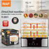 RAF Fruit Dehydrator 5 Trays 350W, Adjustable Temperature, Simple Operation R.6801