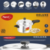 Pigeon Pressure Cooker 5l Deluxe Outer Lid Aluminium Sap 103 - Ergonomic Sturdy Handle Thermal Efficiency Special Alloy Safety Plug