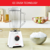 Moulinex Blender 2.8L Plastic Blender Jar with 2 Mills 600W, Grinder and Chopper, BlendForce XXL Jar Blender, 6 Powelix Blades, Leak Free Smart Lock 3-Point System, 2 Speeds, Pulse Function LM458127