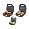 Nikai Sandwich Toaster 2 Slice 3 In 1 Waffle Grill And Sandwich 750W NGT323D Non Stick Coating Plates Cool Touch Housing Detachable Plates With Light Indicator
