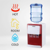Nikai Water Dispenser 3 Taps Top Load With Table Top NWD1900T 3 Taps Hot Normal And Cold Compressor Cooling Anti Bacterial Design