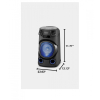 Sony High Power Party Speaker Audio System with Bluetooth Technology, Speaker Light, Two High Efficiency Tweeter, Jet Bass Booster Technology, Fiestable App, Multi Device Connection MHC-V13