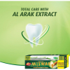 Dabur Miswak Toothpaste Total Care, Formulated With Pure Extracts Of Al Arak, for Healthy Gums & Strong Teeth 150g Fresh Gel + Brush - Set of 3 Pcs