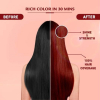 Vatika Oil Fusion Color Kit With Nourishing Hibiscus Oil, Hair Dye With Hibiscus, Pomegranat Garlic, 100% Grey Coverage, Intense Red 6.6 - Set of 3 Pcs
