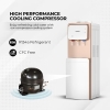 Nikai Water Dispenser 3 Taps Top Load with Refrigerator NWD1900R 3 Taps Hot Normal Cold With Refrigerator Cabinet Anti Bacterial Design