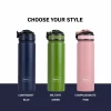 Pigeon Rush Thermos Flask 1000ml Green – Stainless Steel Sipper with Straw, Cleaner & Extra Cap Sap 16262