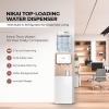 Nikai Water Dispenser 3 Taps Top Load with Refrigerator NWD1900R 3 Taps Hot Normal Cold With Refrigerator Cabinet Anti Bacterial Design