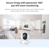 Xiaomi Mi Smart Camera C200 1080P Indoor WiFi Surveillance Camera, AI Personal Detection, Bidirectional Audio, Night Vision, Compatible with Google and Alexa, White BHR6766GL