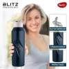 Pigeon Blitz Stainless Steel Water Bottle 975ml Blue – Sipper Cap Eco friendly, BPA Free, Sap 19004480