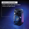 Sony High Power Party Speaker Audio System with Bluetooth Technology, Speaker Light, Two High Efficiency Tweeter, Jet Bass Booster Technology, Fiestable App, Multi Device Connection MHC-V13