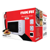 Nikai Microwave 20L Manual 5 Power Levels 700W NMO515N9A 35 Mins Timer Defrost Settings Cooking End Signal Push Button Door