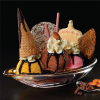 Ocean Ice Cream Bowl 6pcs Banana Split Dish 1P02616