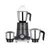 Pigeon Blender 1.5L Big Jar 1L Medium Jar 0.4L Chutney Jar Mixer Grinder Especial 3 Steel Jars 750w Sap 14075 Stainless Steel Blades For Tough Grinding Heavy Duty Motor Unbreakable Polycarbonate Lid For Convenient Grinding