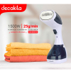 Decakila Garment Steamer 1500W Handle Portable and Foldable Handheld Garment Steamer, Fast Heat-up, Steam Iron Fabric Wrinkle Remover KEEN003W