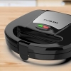 Nikai Sandwich Toaster 4 Slice 7 In 1 Sandwich, Grill, Donut, Waffle, Cup Cake, Nutty, Conemaker 750W NGT727D Non Stick Cooking Plate Cool Touch Housing Detachable Plates With Light Indicator