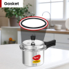 Pigeon Pressure Cooker 7.5l Deluxe Outer Lid Aluminium Sap 104 - Ergonomic Sturdy Handle Thermal Efficiency Special Alloy Safety Plug