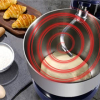 Nikai Kitchen Machine 6.5L Steel Bowl With Cover 1200W NSM650A Stainless Steel Bowl With Cover Metal Gear 3 Blades Whisk, Dough Hook & Beater 10 Speed With Pulse