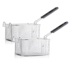 RAF Commercial Deep Fryer 5.5L + 5.5L 2500W, Reinforced Frying Basket, Thickened Stainless Steel, Uniform Heating, Rapid Heating R.5221