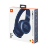 JBL Bluetooth Headphones Rue Adoptive Noise Cancelling Blue Handsfree Call, Multi-Point Connections, 65 hrs Battery Life, Alexa / Hey Google Search, Detachable Audio Cable LIVE 670NC BK