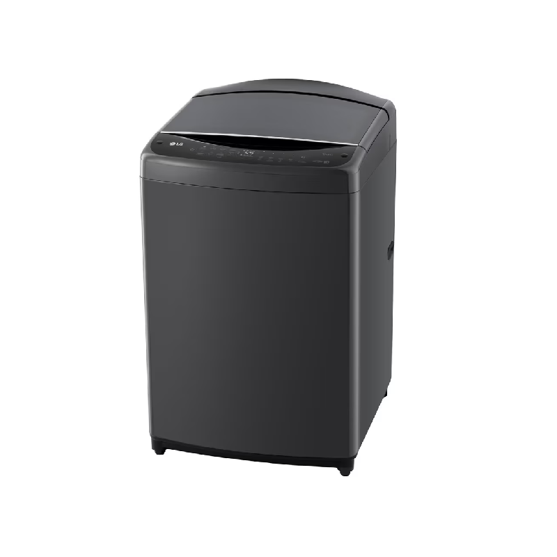 Lg Washing Machine 19Kg Top Load, 6 Motion Dd, Inverter Direct Drive, Lint Filter, Steam Functionality, Smart Diagnosis, Middle Black Lcd Display T19H3Sdht2