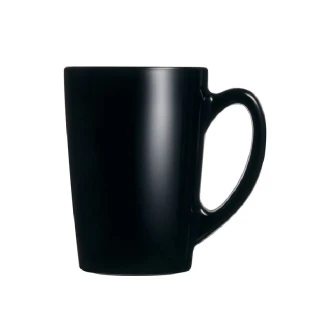 Luminarc New Morning Mug 320ml Black V9401 (Pack of 6Pcs)