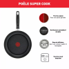 Tefal Super Cook Frypan 20cm Non Electric B4590284 aluminium material with heat indicator dishwasher safe and pfoa safe