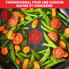Tefal Total Frypan 32cm Nonstick Induction G1520844 aluminium material heat indicator thermo signal titanium coating made in france