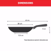 Tefal Super Cook Wokpan 28cm Non Electric B4591684 aluminium material heat indicator thermo signal powerglide coating