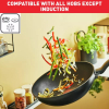 Tefal Super Cook Frypan 20cm Non Electric B4590284 aluminium material with heat indicator dishwasher safe and pfoa safe
