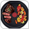Tefal Unlimited Frypan Grill 26cm Nonstick Induction E2294074 aluminium material heat indicator thermo signal titanium coating made in france