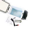 Electric Cooler and Warmer Dual Use Car Refrigerator Portable Mini Fridge 12V DC Power Supply, 7.5 Liter / 12 Cans