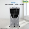 Symphony Desert Air Cooler 80L with Powerful Fan, Honeycomb Pads, i-Pure Technology WINTER 80XL