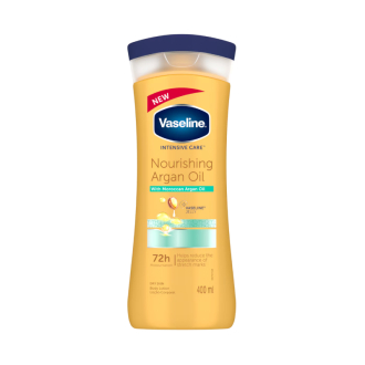 Vaseline Nourishing Body Lotion Argan Oil 400ml - Set of 3 Pcs