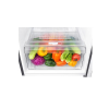 LG Refrigerator 205L Gross 187L Net Double Door with Moist Balance Crisper, Multi Air Flow Graphite GN -B202SQBB
