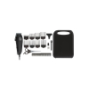 Wahl Corded Hair Clipper Kit Home Pro 300 Series with with 8 Combs, Cleaning Tools & Case Black 9247-1327