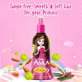 Dabur Amla Detangler Kids Hair Oil 200ml - Set of 3 Pcs
