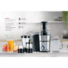 Nikai Juicer Extractor 2l 4 in 1 Juicer Blender Mixer Grinder 800W NFP881G 2 Speed With Pulse Function With Glass Jars Stainless Steel Housing Filter And Blade