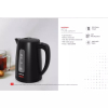 Nikai Jug Kettle 1.7L Plastic With Water Guage 2200W NK220AX Automatic Shut Off Boil Dry Protection With Indicator