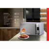 Nikai Microwave 30l Digital 5 Power Levels with Grill Function 1100w NMO300MDG Defrost By Timing And Weight Cooking End Signal Pull Handle Door Stainless Steel Panel