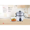 Nikai Rice Cooker 1L Keep Warm Function Teflon Coated Inner Pot 400w NR701A Aluminum Steamer Detachable Power Cord Indicator Lights